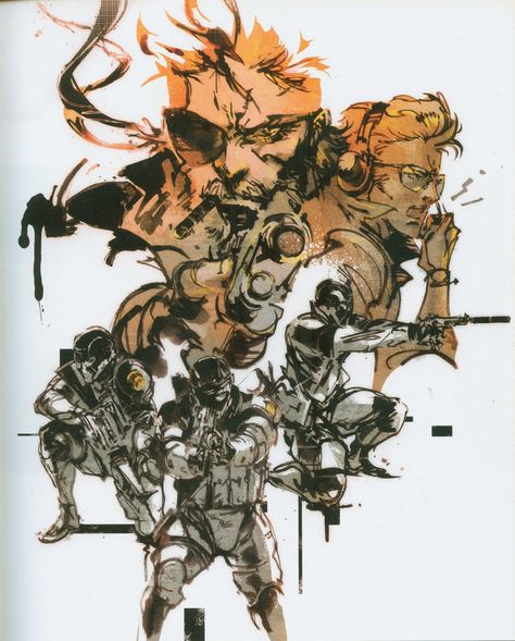 [Album on Imgur - 70 images] Art of Metal Gear Solid by Yoji Shinkawa #Gaming #VideoGames #PCGame #PlayStation #Xbox #Nintendo #SciFi #ScienceFiction #GamesArt #VideoGameArt  #Konami #KojimaProductions  #MetalGearSolid #MGS #TacticalEspionageAction Yoji Shinkawa, Raiden Metal Gear, Metal Gear Solid Series, Metal Gear Series, Kojima Productions, Metal Gear Rising, Gear Art, Metal Gear Solid, Metal Gear