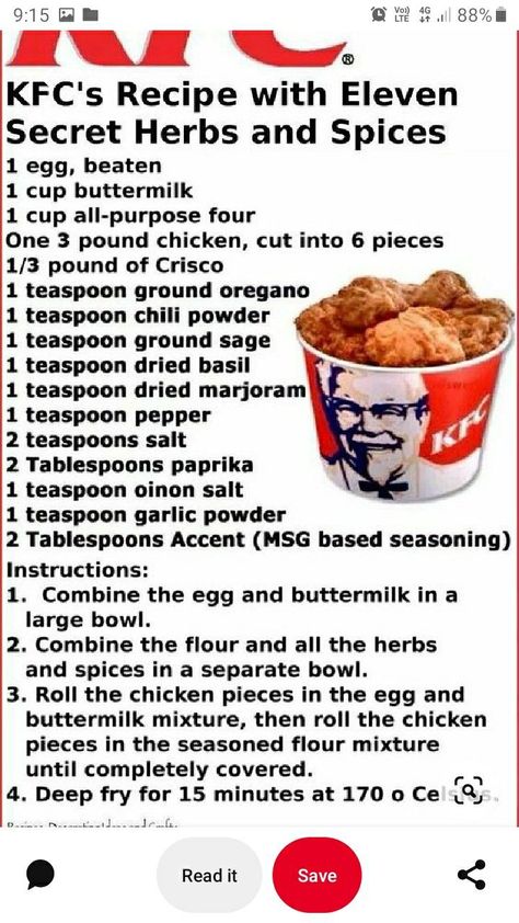 Pin by Randy Fleming on Cook - Chicken in 2022 | Kfc inspired recipes, Kfc recipe, Recipes Recipes Fried Chicken, Kfc Fried Chicken Recipe, Kfc Inspired Recipes, Kfc Chicken Recipe, Kfc Recipe, Spice Blends Recipes, Kfc Chicken, Spice Mix Recipes, Copykat Recipes