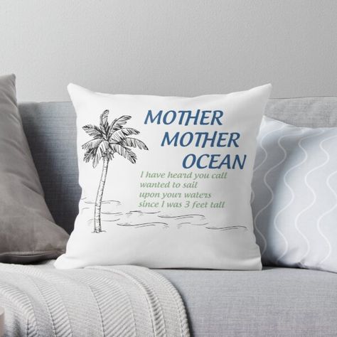 Margaritaville Gifts & Merchandise | Redbubble Ocean Pillow, Ocean Pillows, Beachy Art, Shabby Chic Beach, Coastal Decorating Living Room, Parrot Head, Mother Mother, Jimmy Buffett, Beach House Interior