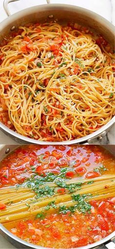 Italian Diced Tomato Recipes, Canned Tomato Pasta Recipe, Pasta And Fresh Tomatoes, All In One Pot Pasta, Pasta With Fire Roasted Tomatoes, Fresh Tomato Recipes Dinners Noodles, Chicken Recipes With Fresh Tomatoes, Pasta In Chicken Broth, Pasta Recipes With Fresh Basil