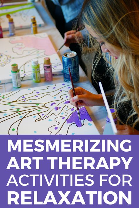 Art Therapy Activities For Adults, Art Therapy Activities For Kids, Therapy Activities For Teens, Expressive Art Therapy Activities, Therapy Group Activities, Art Therapy Group, Therapeutic Art Activities, Enrichment Projects, Therapy Art