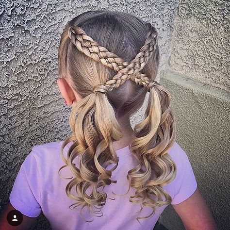 Easy Braided Hairstyles, Girly Hairstyles, Girl Hair Dos, Tutorial Hair, Beauty Hair Color, Colour Hair, Toddler Hairstyles Girl, Wacky Hair