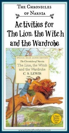 Chronicles of Narnia Activities for The Lion, the Witch, and the Wardrobe. Lots of great ideas to go with the book! Narnia Activities, Lapbook Ideas, Chronicles Of Narnia Books, Lion Witch Wardrobe, Kids Book Club, Homeschool Books, Middle Grade Books, Unit Studies, C S Lewis