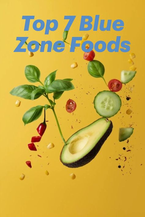 This post covers the top blue zone foods and provides valuable resources related to health-span and longevity....😚 Blue Zone Menu Plan, Blue Zone Grocery List, Blue Zone Diet Food List, Blue Zone Food List, Blue Zone Foods, Blue Zones Diet, Blue Zone, Blue Zones, Food List