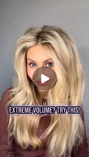 DANA PLUMMER on Instagram: "A VERY simple way to get volume when you blow dry your hair!

♥️ Comment “Links” for hair spray & rollers! Btw, I’ve been using this hair spray for over a decade! It’s the best! 

This technique isn’t wrapping the hair. I’m sorta “anti” Velcro rollers for long hair. I never share wrapping my hair in them because long hair is too easily tangled in the roller. However, I LOVE lifting the root & laying the length of the hair over. The longest hair that I will with wrap in Velcro rollers is about shoulder length. Any hair longer than that, people rip out so much hair when they’re taking them out!!!! 😳 

#bighair #hairtipsandtricks #hairtips #hairstyleideas #hairideas #hairstyles #hairstylist #behindthechair 

Kevin Murphy Session Spray is strong flexible hold. It h Diy Hair Volumizer Spray, How Do I Get Volume In My Hair, How To Blow Dry Long Hair For Volume, Best Way To Get Volume In Hair, Adding Volume To Your Hair Roots, Dry Bar Rollers, How To Get Volume When Curling Hair, Volume Clips For Hair, How To Give Hair Volume At Roots