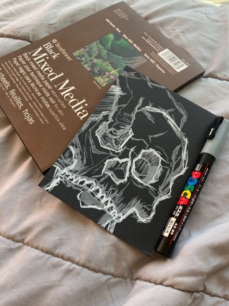 Sketchbook Pages, New Sketchbook, Skull Sketch, Scrapbook Cover, Diary Covers, Sketchbook Cover, Sketchbook Art Journal, Custom Book, Sketchbook Inspiration