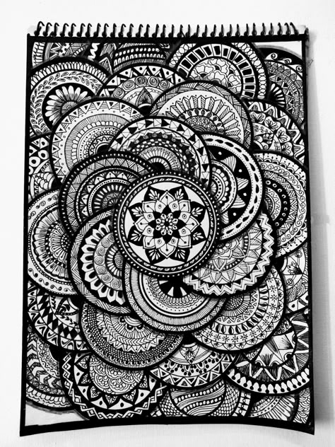 Zen Mandala, Saas Website, Aesthetic Crafts, Doodle Mandala, Zentangle Tiles, Pen Work, Mandala Ideas, Easy Mandala Drawing, Easy Mandala