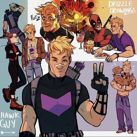 Hawkeye Comic, Marvel Hawkeye, Arte Nerd, Marvel Drawings, Marvel Artwork, Avengers Comics, Marvel Fan Art, Mcu Marvel, Comfort Characters