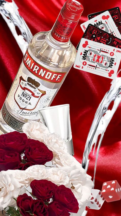 #vodka #red #redaesthetic #white #smirnoff #cards #silk #dice #art #shotglass #flowers #roses #shufflefyp #shuffleinspo #shuffleaesthetic #shuffleart #myfirstshuffle #gay #water #redandwhite #slay #fyp Smirnoff Red, Dice Art, Vodka Red, Red Aesthetic, Shot Glass, Vodka, Red And White, Roses, Silk