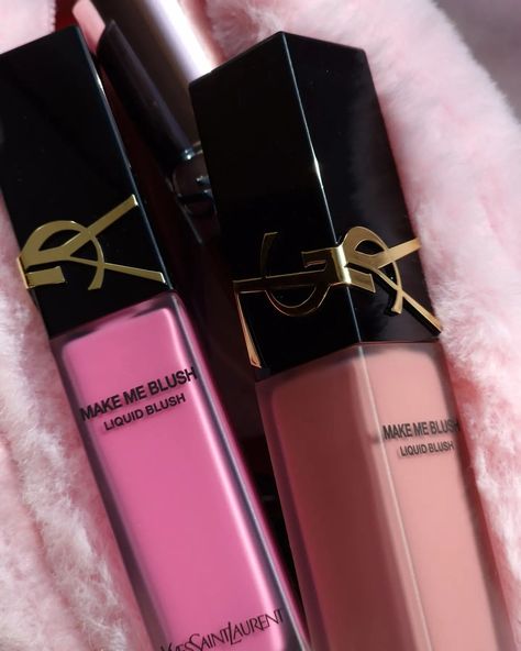 Beauty and elegance .Two works that come to my mind in an attempt to describe the last two products created by @yslbeauty . #ad * Adore . Love. Absolutely stunning 💗 New in from YSL beauty : Make me Blush liquid blush and the Loveshine Candy GLOW Balm. Swatches will follow very soon 💕 * pr sample ysl beauty , lip balm , lip gloss , blush , pink blush , pink aesthetics #yslbeauty #makeup Ysl Blush, Blush Liquid, Ysl Lip, Glow Balm, Make Me Blush, Top Makeup, Liquid Blush, Ysl Beauty, Top Makeup Products