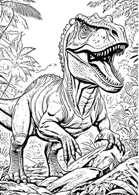 22 Free Printable Dinosaur Coloring Pages Pdf - Smarty n'Crafty Dinosaur Colouring In Free Printable, T Rex Coloring Pages Free Printable, Velociraptor Coloring Page, Realistic Dinosaur Coloring Pages, Dinosaurs Drawings, Dinosaur Coloring Pages Free Printable, Free Dinosaur Coloring Pages, Coloring Pages Dinosaur, Printable Dinosaur Coloring Pages