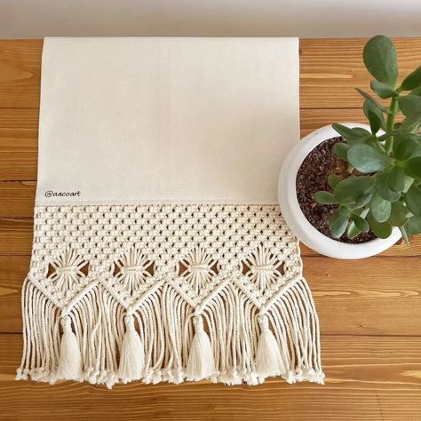 Macrame Table Runners, Macrame Table Mat Tutorial, Macrame Runner Tutorial, Macrame Table Decor, Macrame Runner Table, Macrame Raner, Macrame Table Runner Pattern, Table Runner Macrame, Runner Macrame