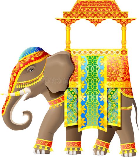 Wedding Elephant, Diwali Clipart, Mysore Dasara, Decorated Elephant, Elephant Black And White, Elephant Outline, Elephant Clip Art, Elephant Clipart, Flower Crafts Kids