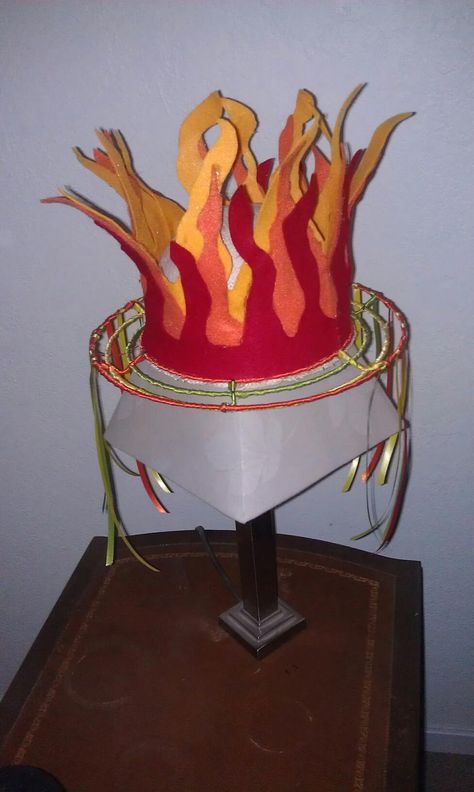 Gizmulp Fire Headdress Fire Headdress, Fire Theme, Headdress, Event Decor, Novelty Lamp, Table Lamp, Home Decor, Home Décor