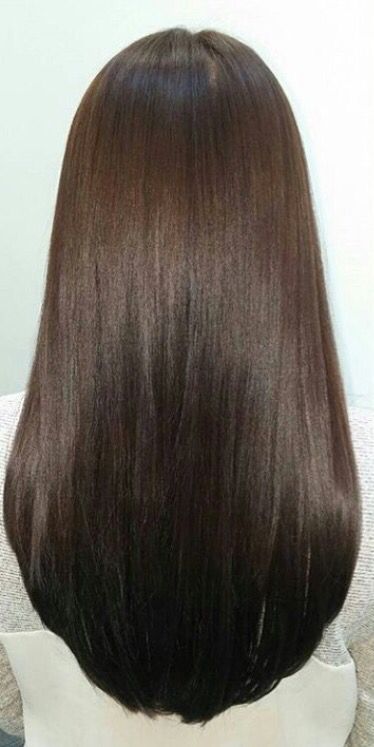 rounded haircut Long Layered Hair, Round Haircut, Long Length Haircuts, One Length Haircuts, One Length Hair, Haircut Women, Hair Color Light Brown, Haircuts Straight Hair, Haircuts For Long Hair