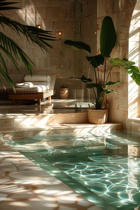 Natural Spa Aesthetic, Wellness Interior Design Spa, Luxury Day Spa, Spa Vision Board, Wellness Retreat Aesthetic, Day Spa Interiors, Luxury Hotel Room Aesthetic, Wellness Spa Interior Design, Spa Day Aesthetic