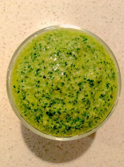 Dill Pesto Recipe - RecipeYum Dill Pesto, Best Sauce Recipe, Pesto Recipes, Baking Recipes Healthy, Cilantro Chutney, Basil Pesto Recipes, Best Pasta Dishes, Mint Yogurt, Zesty Sauce