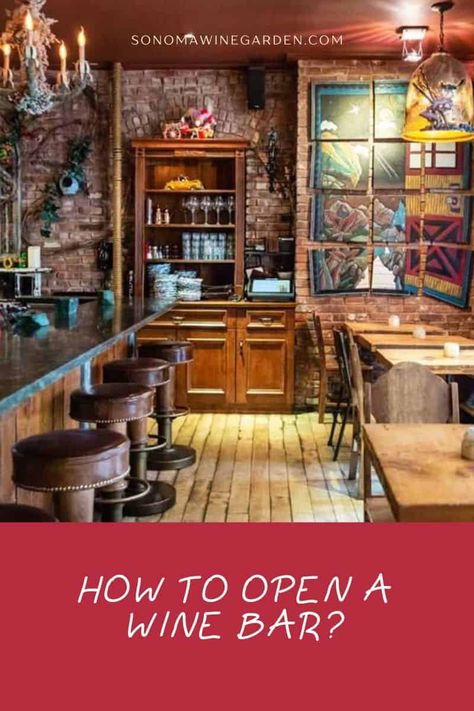 How to Open a Wine Bar? (Step-by-Step Guide) Wine Library Design, Tapas Wine Bar Design, Opening A Wine Bar, Wine And Beer Bar Ideas, Wine Bar Decor Restaurant, Wine Bar Business Ideas, Bookstore Wine Bar, European Wine Bar, Wine Bar Restaurant Interiors