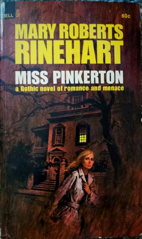 Miss Pinkerton - Mary Roberts Rinehart Gothic Romance Books, Romance Covers Art, Gothic Books, Romance Novel Covers, Gothic Novel, Romance Covers, Romance Book Covers, Gothic Romance, Horror Books