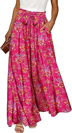 Wide Leg Pants Pattern Free, Flowy Pants Outfit, Cotton Palazzo Pants, How To Wear Culottes, Wide Leg Pants High Waisted, Women Wide Leg Pants, Wide Leg Culottes, Bohemian Pants, Pants High Waisted