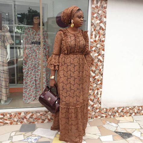 Keep it simple and real........ .....................Nationwide Delivery  The journey to achieving this look start with a #Hello in our…” • Aug 23, 2020 at 2:49pm UT Nigerian Lace Styles Dress, Nigerian Lace Styles, African Lace Styles, Long African Dresses, Beach Bohemian, African Fashion Skirts, Lace Gown Styles, Dresses Ladies, Afrikaanse Mode