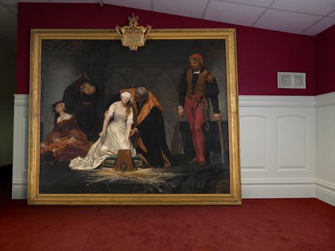 Paul Delaroche Paul Delaroche, Jane Grey, Lady Jane Grey, Jane Gray, Grey Painting, Historical Moments, Gray Aesthetic, National Portrait Gallery, A Level Art