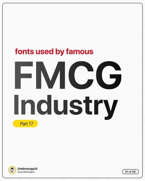 I’ve compiled an list of 6 well- known fmcg brand logos with their corresponding fonts and download links. In some cases, the fonts have been or edited from their original form to create a customized wordmark. In those cases, I’ve listed the closest possible font that matches the logo.❤️ #ui #ux #uidesign #uxdesign #logodesigns #instagramdesign Fmcg Logo, Brand Logos, U & I, Instagram Design, Ux Design, Ui Design, Brand Logo, To Create, ? Logo