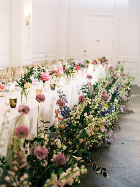 Midsummer Nights Dream Wedding, Indoor Garden Wedding, Wedding Themes Summer, A Midsummer Night's Dream, Garden Theme Wedding, Midsummer Night's Dream, Reception Tables, Wedding Reception Tables, Martha Stewart Weddings