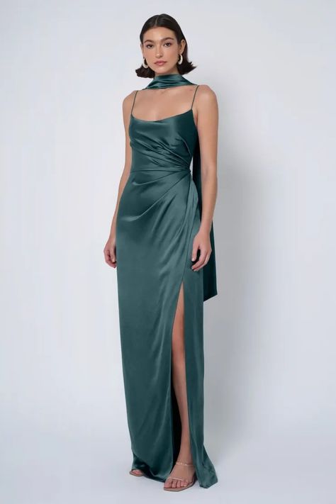 Jenny Yoo Online Store - Best Bridesmaids, Bridal Party and Convertible Dresses, Plus Sizes Slip Bridesmaids Dresses, Wedding Dress Jumpsuit, Jenny Yoo Bridesmaid, Formal Dresses Graduation, Girls Dress Shop, Satin Bridesmaid Dress, Rehearsal Dinner Dresses, Black Satin Dress, Jenny Yoo