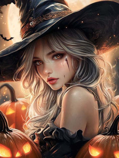 Halloween Zeichnungen, Princess Pfp, Sagittarius Wallpaper, Halloween Digital Art, Halloween Princess, Dark Princess, Beautiful Witch, Halloween Digital, Halloween Witch