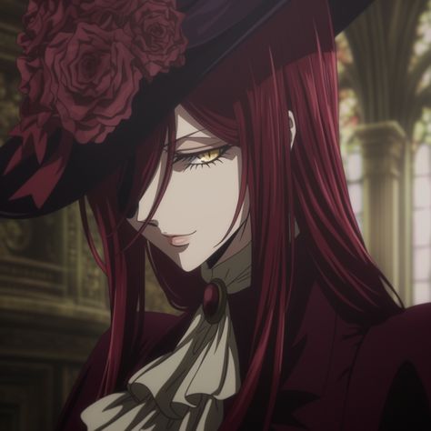 Anime Lady Art, Victorian Anime Woman, Black Butler Oc Female, Anime Girlies Pfp, Rockstar Pfp, Retro Pfps, Profile Girly, Black Butler Oc, Butler Oc