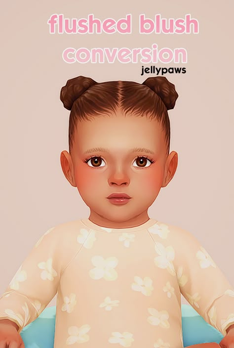 Flushed Blush Conversion | JellyPaws on Patreon Sims 4 Flushed Blush, Sims 4 Cc Infant Blush, Sims 4 Cc Toddler Skin Overlay, Sims 4 Cc Kids Skin Details, S4cc Infant, Baby Hair Sims 4 Cc, Sims 4 Infant Cc Skin Details, Sims 4 Cc Baby Hair, Sims Infants