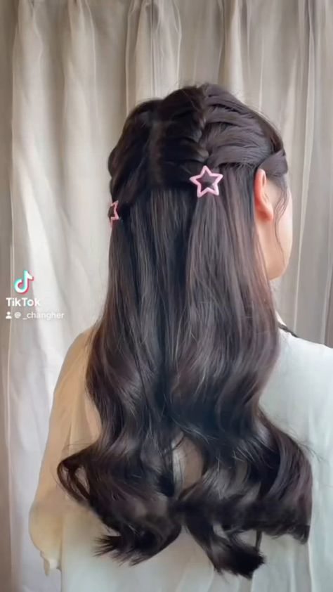 Hair Style Vedio, Cute Quick Hairstyles, Easy Hairstyles For Thick Hair, Ponytail Hairstyles Easy, Hair Inspiration Long, Beautiful Hairstyle, Easy Hairstyles For Medium Hair, Hairstyle Inspiration, Hair Tips Video