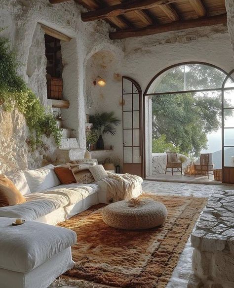 Tuscany House, Dream Bedroom Inspiration, Mediterranean Home, Style Deco, Tuscan Style, Mediterranean Homes, Menorca, Dream House Decor, House Inspo