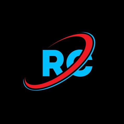 RC R C letter logo design. Initial letter RC linked circle uppercase monogram logo red and blue. RC logo, R C design. rc, r c Rc Logo Design Letters, C Letter Logo, Rc Logo, Mobil Rc, New Album Song, C Letter, Bike Drawing, Aadhar Card, C Design