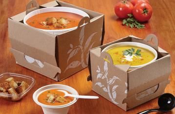 Soup To Go Packaging, Soup Packaging Design, Soup Packaging, Rustic Coffee Shop, Food Delivery Packaging, Fast Food Advertising, Pasta Box, Takeaway Packaging, Food Box Packaging