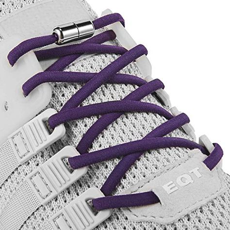 Amazon.com: Elastic No Tie Shoe Laces For Adults,Kids,Elderly,System With Elastic Shoe Laces(2 Pairs): Shoes Shoe Tieing, No Tie Shoe Laces, No Tie Shoe, Tie Your Shoes, How To Tie Shoes, Dad Shoe, No Tie Laces, Elastic Shoe Laces, Types Of Lace