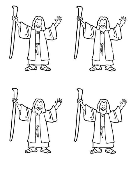 Moses coloring page for Red Sea craft Moppets Sunday school preschool Red Sea Craft, Moses Red Sea, Moses Craft, Crossing The Red Sea, Sunday School Projects, Parting The Red Sea, Children's Church Crafts, Bible Story Crafts, Preschool Bible