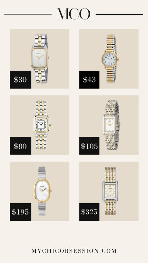 Whatever your budget, we’ve found a two-toned, mixed metal watch for you. The perfect accessory to go with all of your favorite jewelry, gold or silver. Mixed Metal Watch, Metal Watch, Mixed Metals, Jewelry Gold, Elevate Your Style, Earring Necklace, Ring Necklace, Everyday Look, Womens Watches