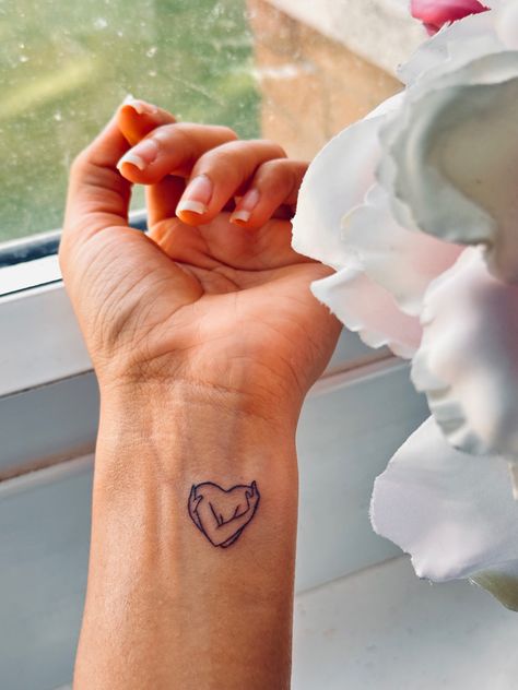 Love Myself Heart Tattoo, Self-love Tattoo Ideas Minimalist, Tattoo Ideas Self Love, Minimal Self Love Tattoo, Small Lion Tattoo For Women, Self Love Symbol, Self-love Tattoo Ideas, Love Tattoo Ideas, Love Wrist Tattoo