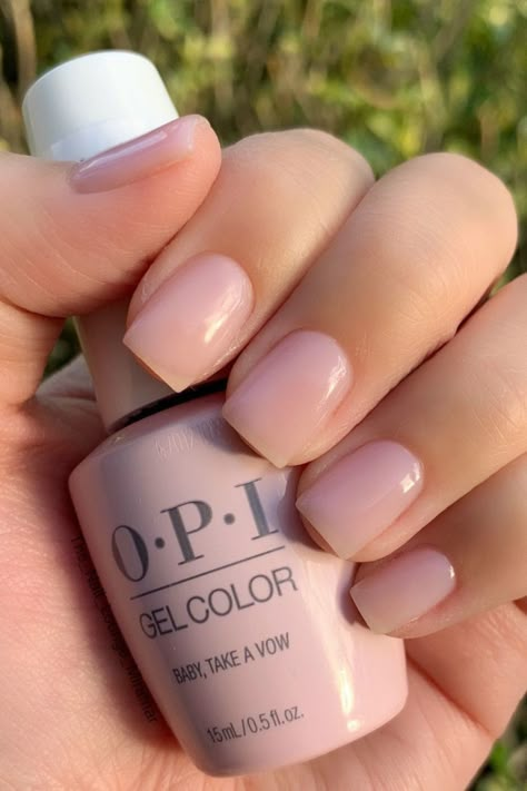 Pedicure Colors Natural, Nail Color Pink Shades, Natural Fingernails Polish, Nail Color For Maternity Photos, Neutral Fingernail Polish Colors, Nail Color Wedding Guest, Light Color Gel Nails Polish, Light Color Nail Polish, Popular Nail Trends Right Now