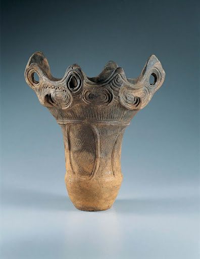 Jomon, meaning “cord-marked,” refers to the impressions left from rolling braided or twisted ropes across the surface of moist clay vessels in the Neolithi... Jomon Era, Kimbell Art Museum, Jomon Period, Neolithic Period, Clay Vessels, Coil Pottery, Cultural Artifact, Old Pottery, Ancient Pottery