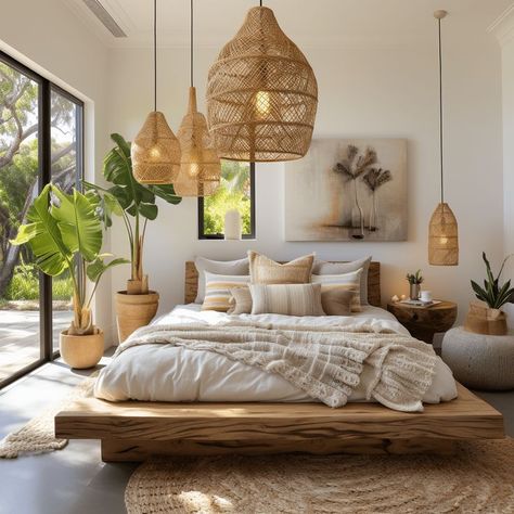 "Comment créer une chambre bohème : Conseils et astuces de décoration" Bali Bedroom, Japandi Bedroom Ideas, Design Ložnic, Boho Style Bedroom, Home Inspo, Bedroom Refresh, Home Decor Trends, Cozy Bedroom, Inspired Homes