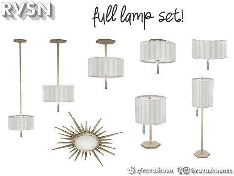 Sims 4 Beds, Quote Decor, Succulents Decor, Sims 4 Cc Furniture, Lamp Set, Ceiling Lamps, Sims 4 Build, Love Wall, Sims 4 Houses