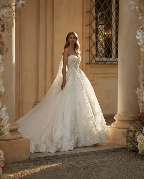 Bridal Party Gowns, Wedding Dresses Ball Gown, Fairy Tale Wedding Dress, Pretty Wedding Dresses, Dresses Ball Gown, Sweetheart Wedding Dress, Dream Wedding Ideas Dresses, Brides Wedding Dress, Wedding Dress Trends