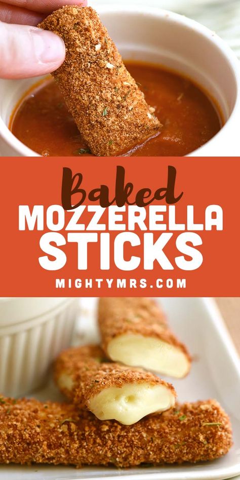 Homemade Cheese Sticks, Baked Mozzarella Sticks, Diy Oven, Baked Mozzarella, Cheese Sticks Recipe, Homemade Mozzarella Sticks, Mozzarella Sticks Recipe, Homemade Mozzarella, String Cheese