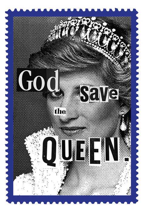 Vivienne Westwood Poster, Princess Diana Art, Wallpaper Queen, God Save The Queen, Queen Poster, Arte Punk, Poster Room, Photo Boards, Save The Queen