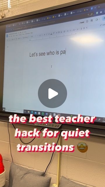 Sarah Castillo | Teacher 🍎 on Instagram: "Teacher hack for quiet transitions 🤩 How do you keep your students quiet during transitions? Sometimes my 11 students sounds like 27 during a transition. 🤣 Sometimes I will pass out candy to the first person or group of desks that have their books and things ready to go! 🍬

#teacher #teachergram #teachersofinstagram #igteachers #instateacher #transition #teacherhacks #teachertips #classroomhacks #classroomtips #elementary #elementaryteacher #elementaryschool #iteach #student #education #teacherlife #teachergoals #firstyearteachers" Classroom Hacks, First Year Teachers, Class Management, Pass Out, Teaching Middle School, Lesson Planning, Middle School Science, Science Teacher, Teacher Hacks