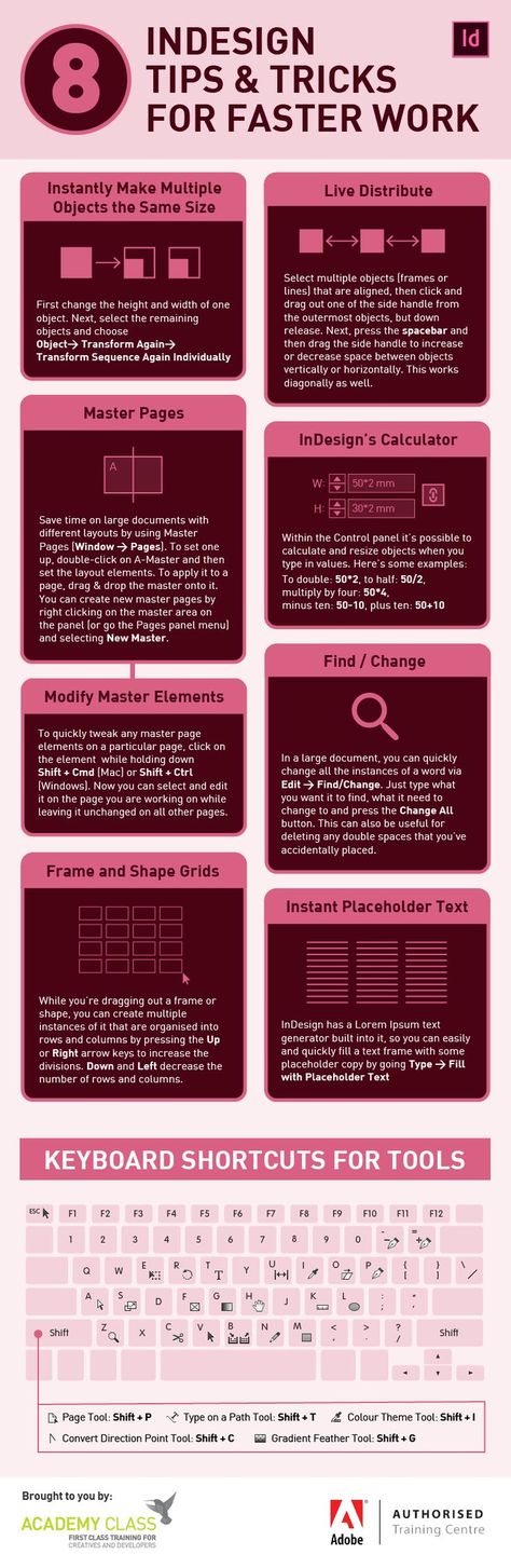 8 InDesign Tips And Tricks For Faster Work #Infographic Indesign Tips, Adobe Indesign Tutorials, Work Infographic, Indesign Tutorials, Adobe Tutorials, Graphisches Design, Design Blogs, Learning Graphic Design, Classy Design