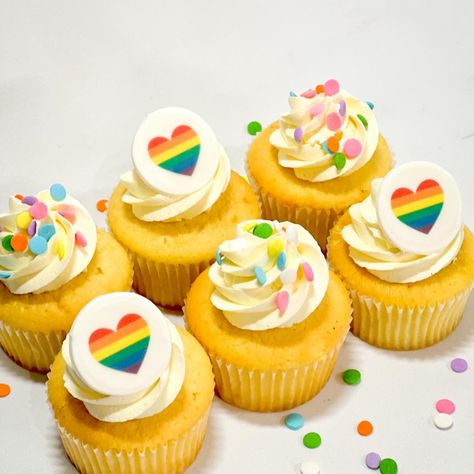 🌈❤️ Love Knows No Limits, Celebrate with Pride! 🧁🌈 Our pride cupcakes are a vibrant tribute to love in all its beautiful forms. From rainbows to hearts, They are a sweet celebration of acceptance, equality, and the power of love. 🏳️‍🌈✨ #LoveKnowsNoLimits #PrideCupcakes #LittleCupcakes #CelebrateWithLove Pride Cupcakes, Pride Collection, Rainbow Cupcakes, Themed Desserts, Power Of Love, Themed Cupcakes, The Power Of Love, Baking Ideas, Rainbow Pride